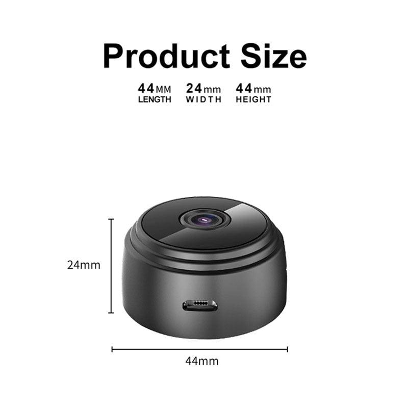 Minicâmera SpyEye™ Sem Fio - Segurança 24h - Love Like Store